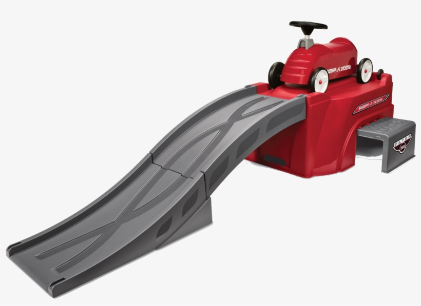 Radio Flyer 500 Race Ramp & Race Cart - Radio Flyer Ride On With Ramp, transparent png