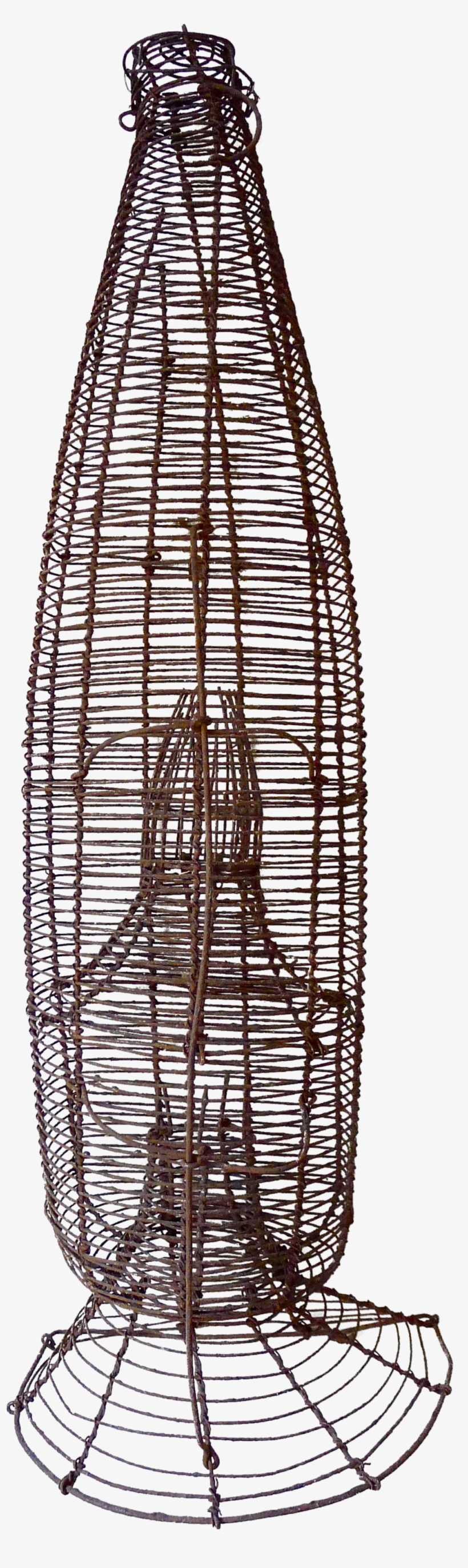 1900s Metal Wire Fish Eel Trap On Chairish - Pencil Skirt, transparent png
