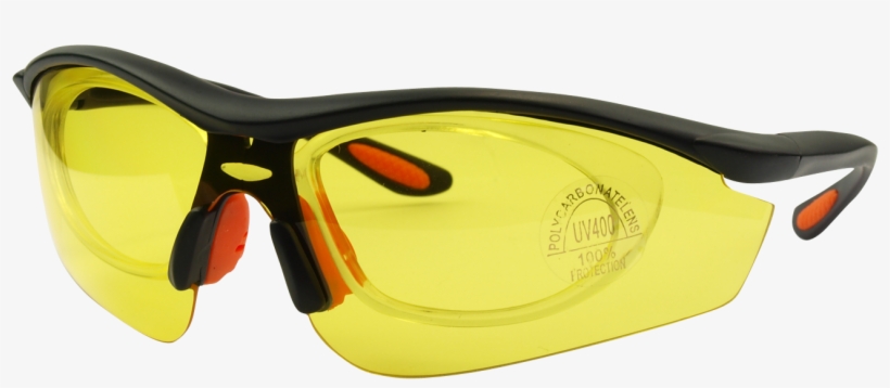 Blackyellow Glasses Frame - Diving Mask, transparent png