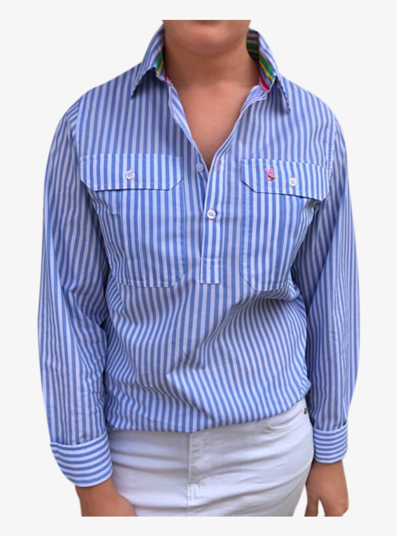 Cleland Blue Stripe - Formal Wear, transparent png
