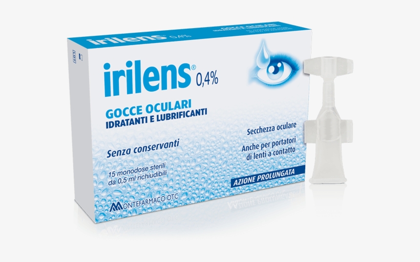 Irilens Eye Drops Single Dose Montefarmaco - Collirio Lenti A Contatto, transparent png