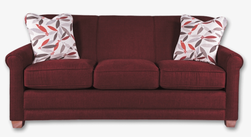 Grey Sofa Burgundy Sofa - Couch, transparent png
