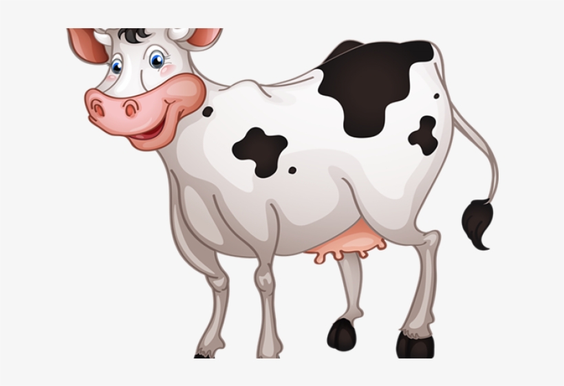 Cattle Clipart Vache - 4 Cows Clip Art, transparent png
