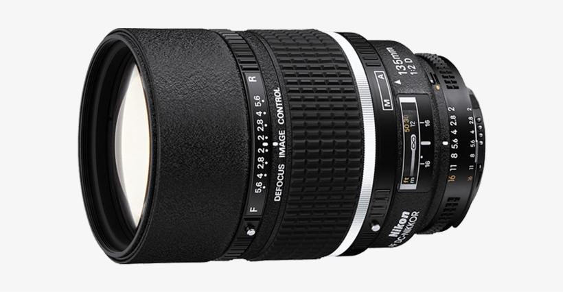 Nikon Af Dc-nikkor 135mm F/2d Portrait Lens - Nikon Af Dc Nikkor 135mm F2, transparent png