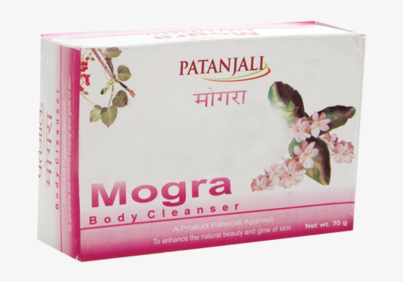 23 - Patanjali Mogra Soap 75gm Product, transparent png