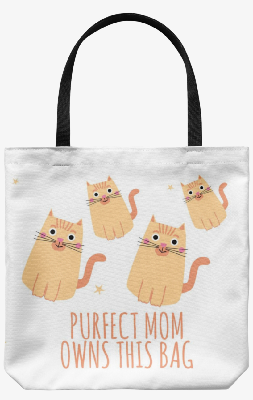 'purfect Mom' Mother Quotes Tote Bag - Tote Bag, transparent png