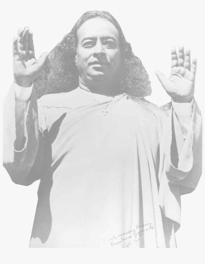Yogananda's Healing Prayer Techniques - Paramhansa Yogananda Blessing, transparent png