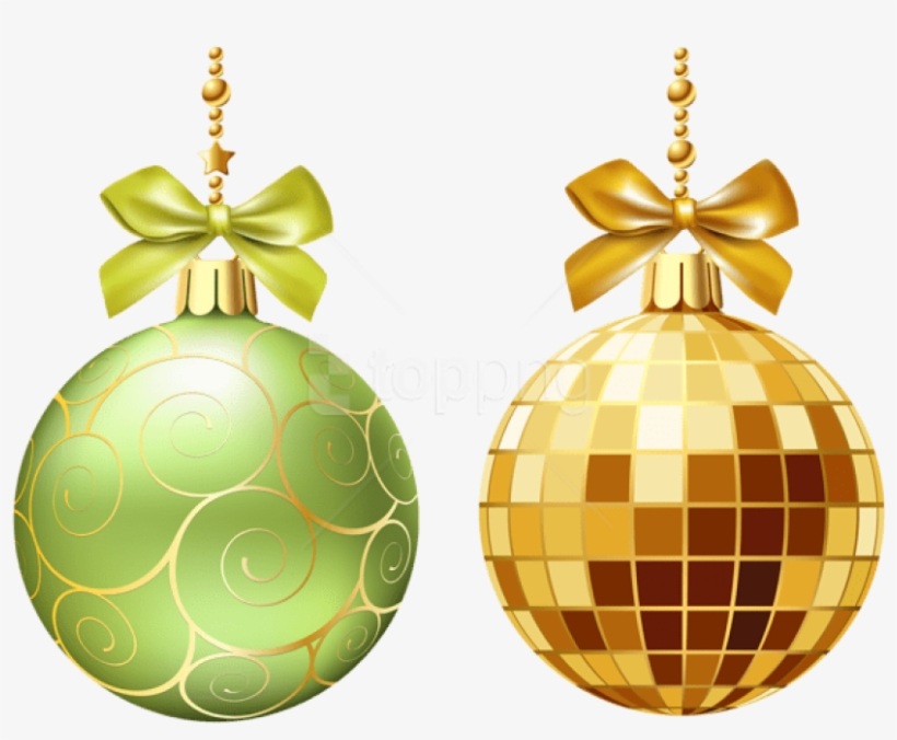 Free Png Christmas Balls Transparent Png - Transparent Christmas Decorations Clip Art, transparent png