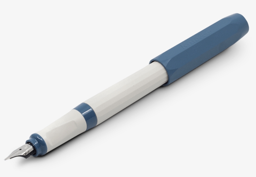 Kaweco Perkeo Fountain Pen In Old Chambray - Writing, transparent png