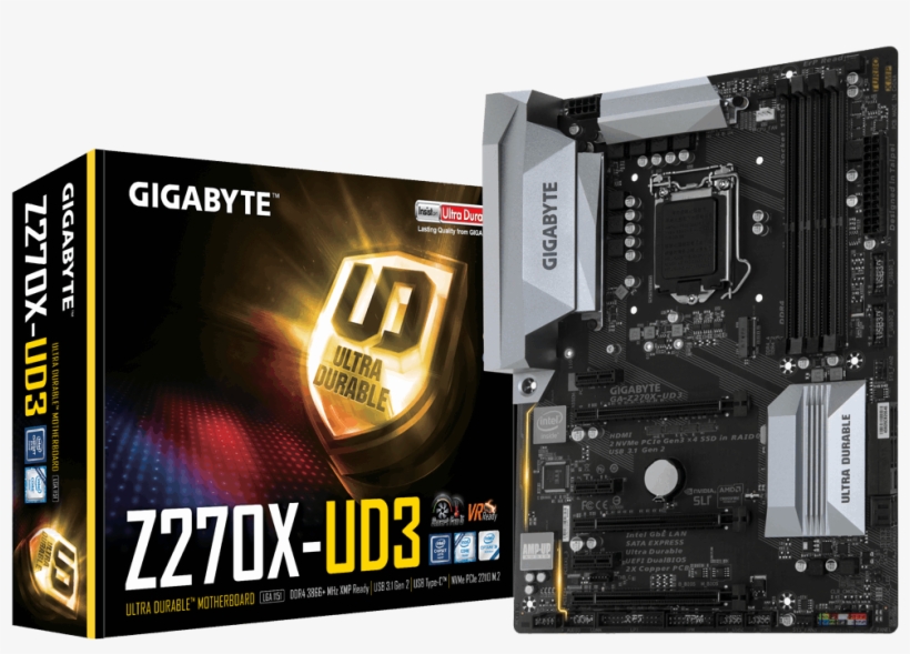 Gigabyte Ga Z270x Ud3 Atx Lga1151 Motherboard, transparent png