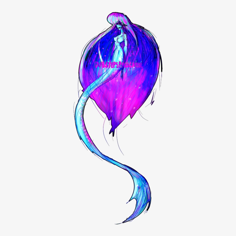 Artists On Tumblr Space Mermaid Space Mermaid My Art - Illustration, transparent png