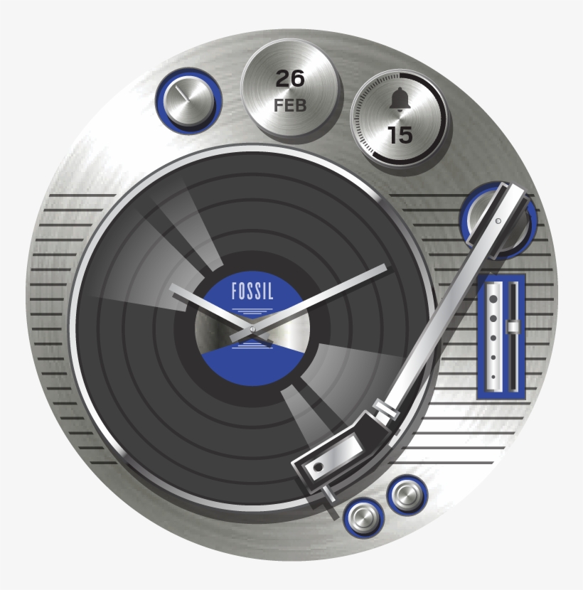 Fossil Turntable Full Concept - Circle, transparent png