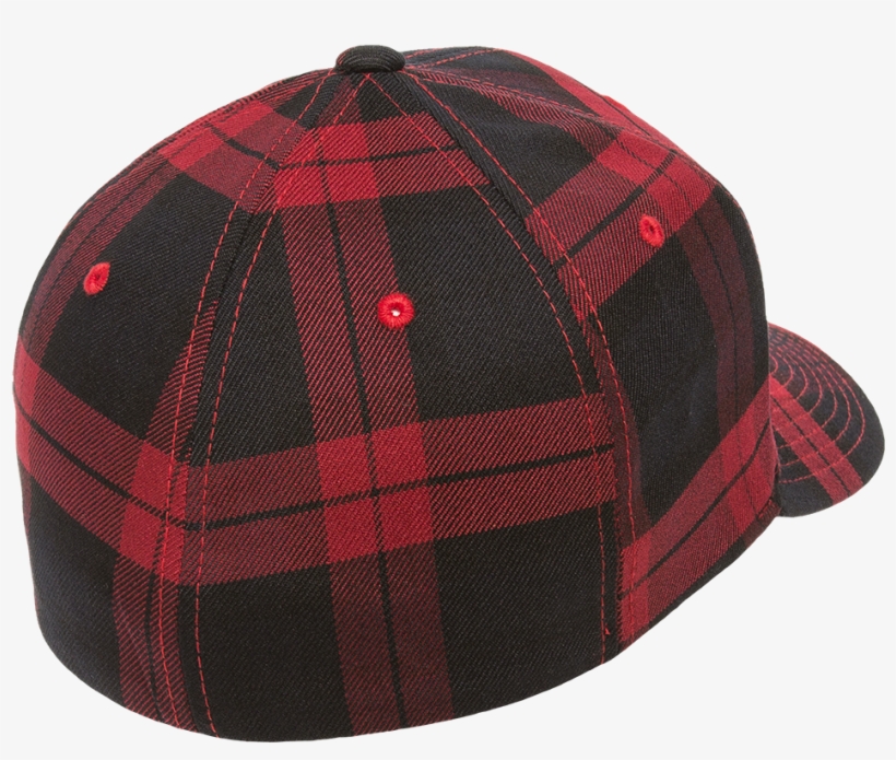 6197 Flexfit Tartan Plaid Cap - Baseball Cap, transparent png