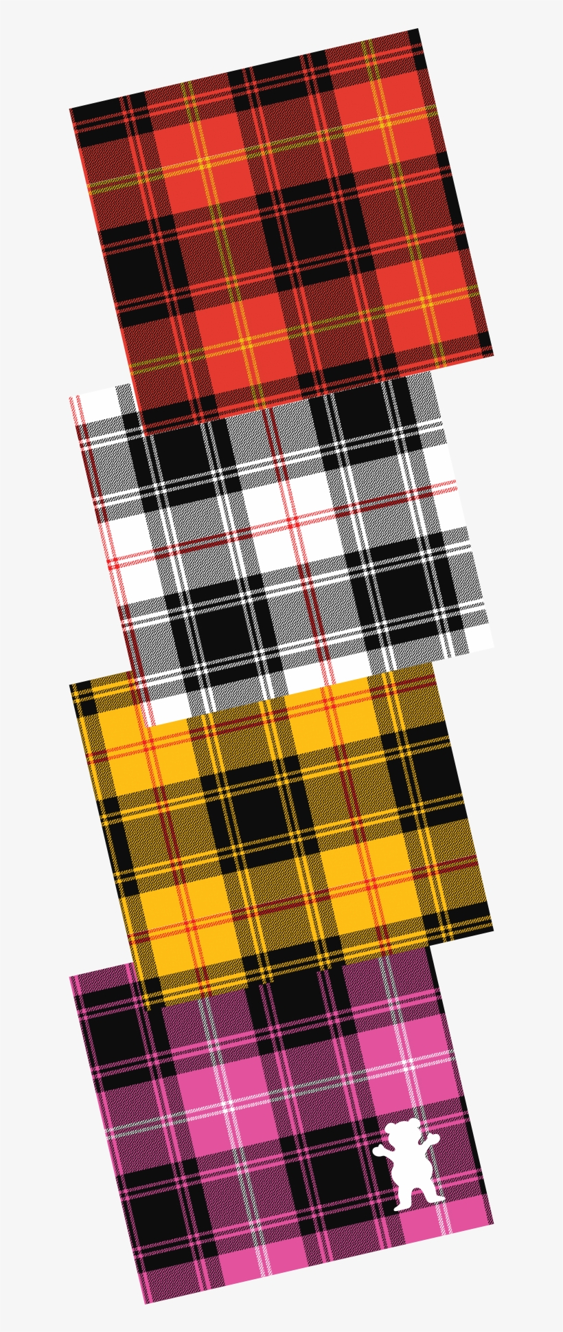 Plaid Mini Grip Sheets - Tartan, transparent png