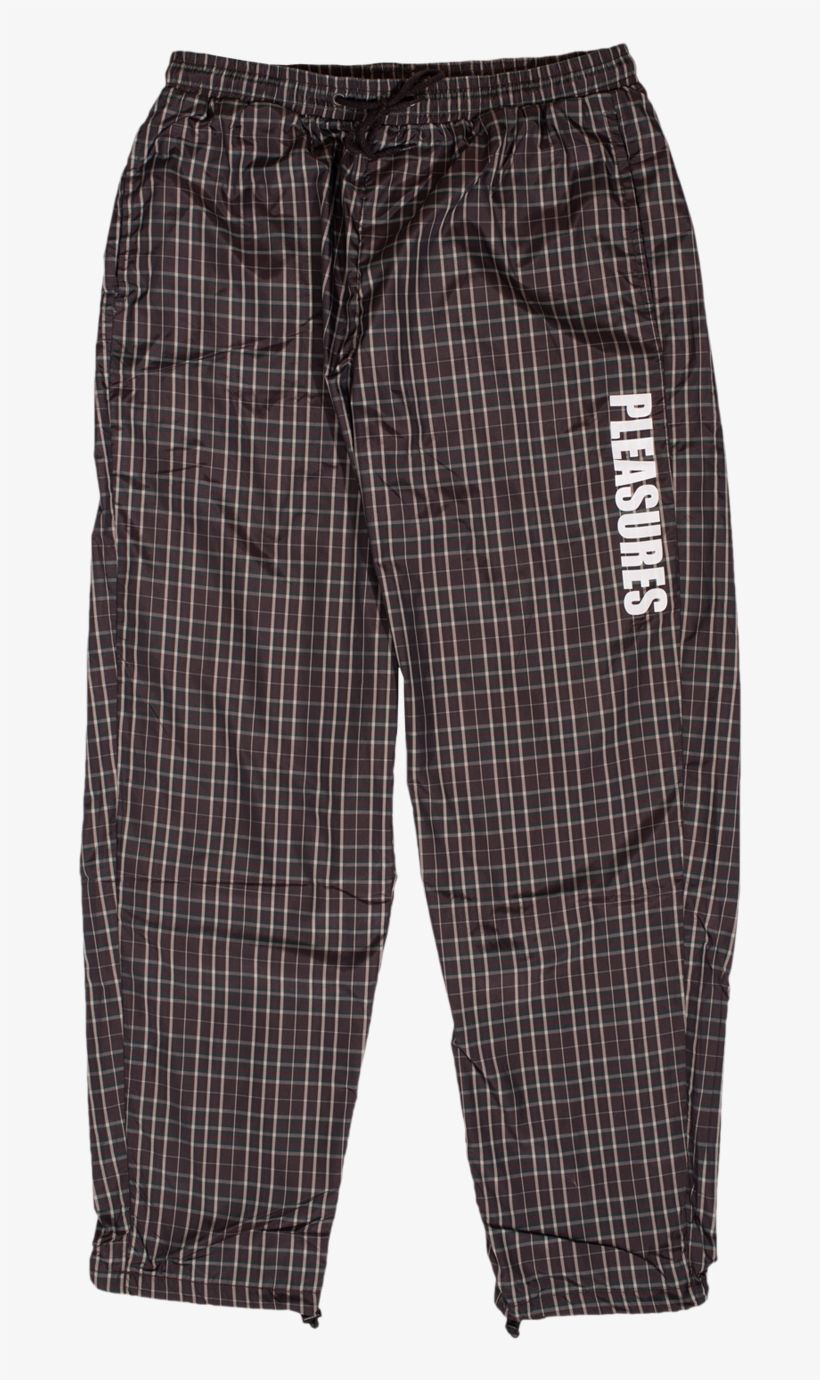 Men - Pleasures Plaid Athletic Wind Pant, transparent png