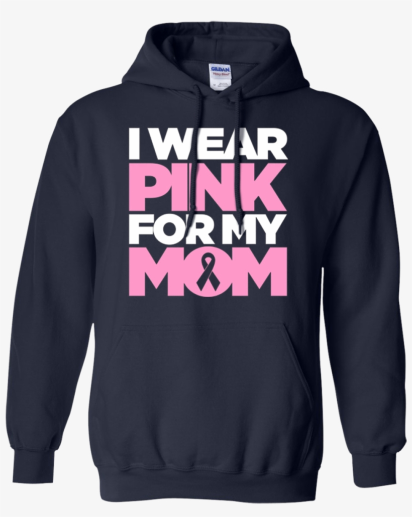 Breast Cancer T-shirt For Kids I Wear Pink For My Mom - Girl Loves Her Cowboys, transparent png