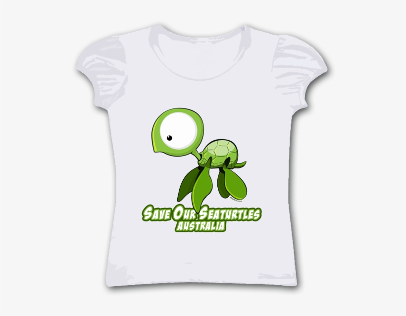 Girls 'cute' Turtle Shirt - Sublimation T Shirts Diving, transparent png