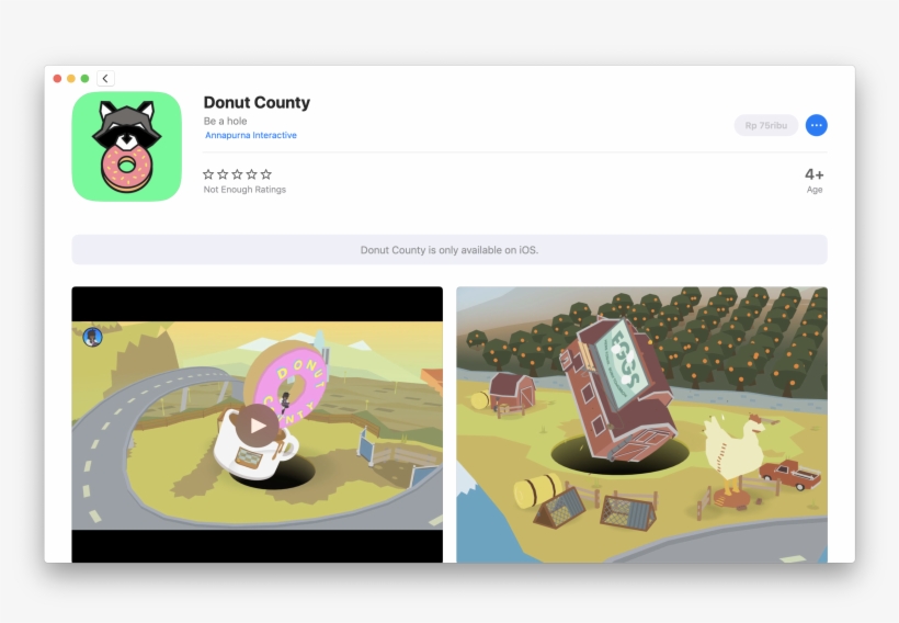 I Doubt This Is A Bug On The App Store, Since This - Donut County Gif, transparent png
