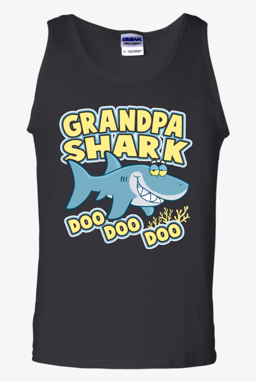 Grandpa Shark Tank Top - Active Tank, transparent png