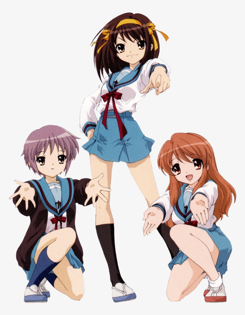 Post - Melancholy Of Haruhi Suzumiya Girls, transparent png