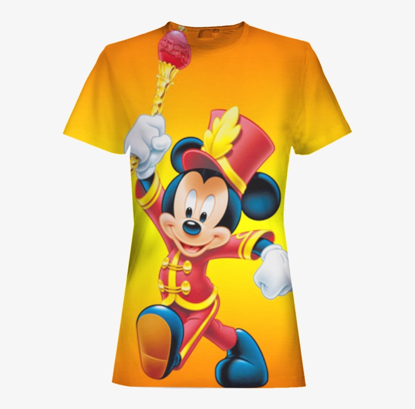 Anime Mickey Mouse 3d T-shirt - Mickey Mouse Parade Clipart, transparent png