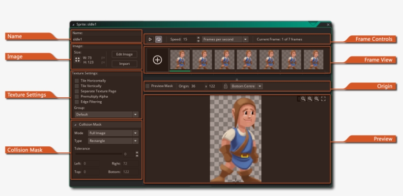 Click Edit Sprite Gamemaker, transparent png