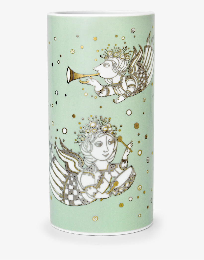 Bjorn Wiinblad Blomdtervase Flower Vase 18 Cm - Bjørn Wiinblad Jul Grøn, transparent png