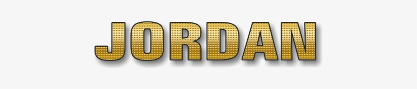 Happy Birthday Jordan - Orange, transparent png