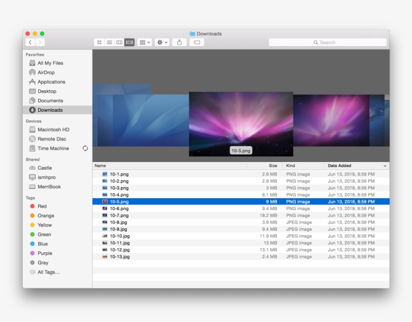 10 10 Yosemite Finder Cover Flow - Macos, transparent png