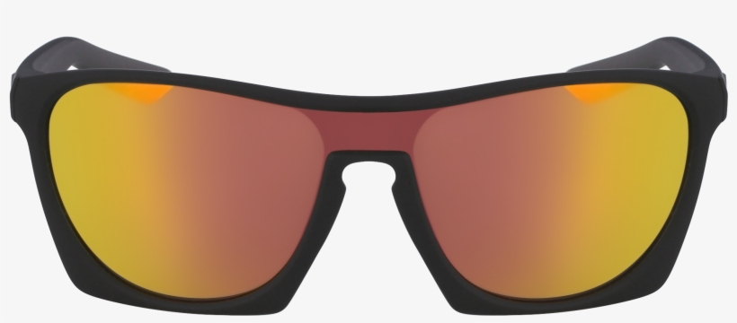 Matte Black With Orange Ionized Lens - Plastic, transparent png
