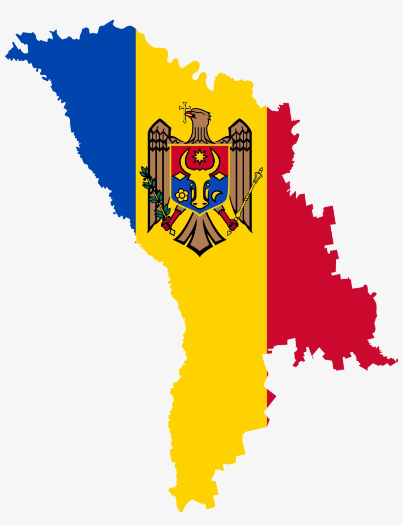 This Free Icons Png Design Of Moldova Map Flag, transparent png