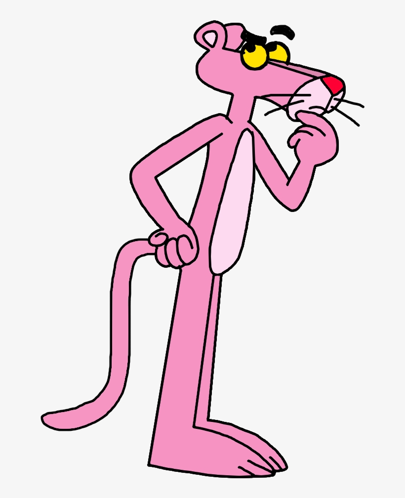 Pink Panther Thinking Something - Pink Panther Thinking, transparent png