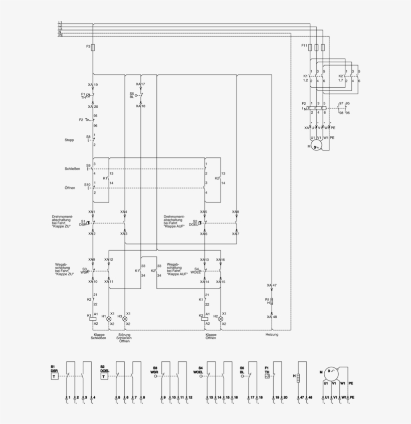 S8 Push Button Stop S9 Push Button Close Damper - Diagram, transparent png