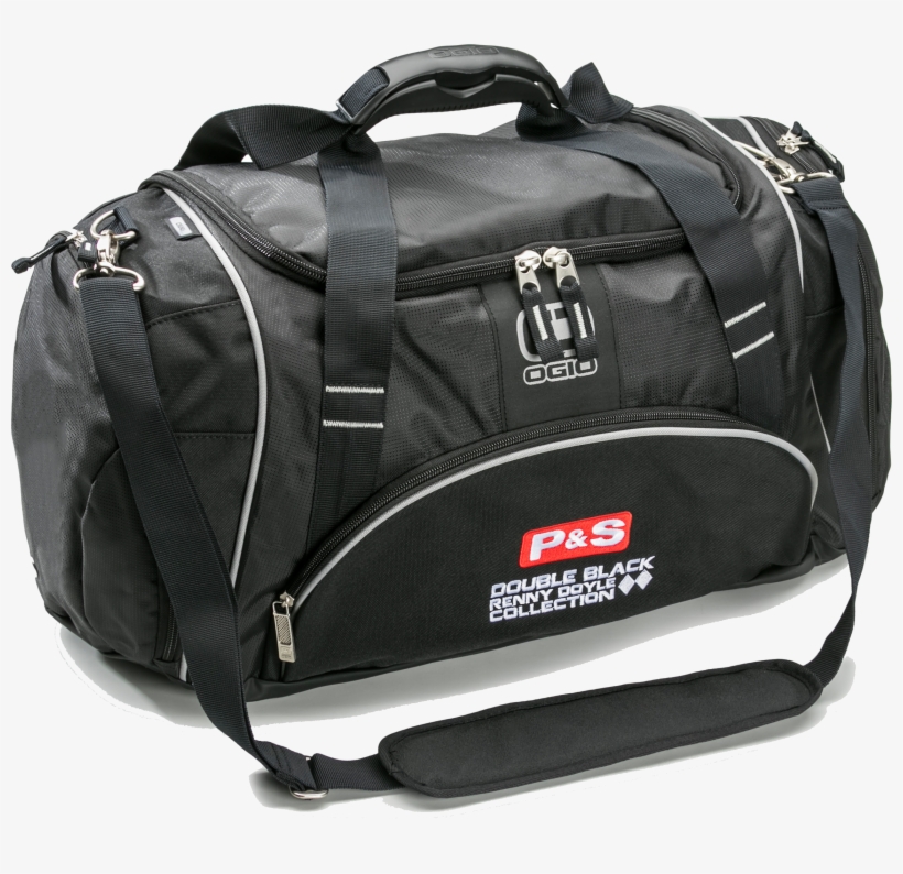 P&s Double Black Duffle Bag - Laptop Bag, transparent png