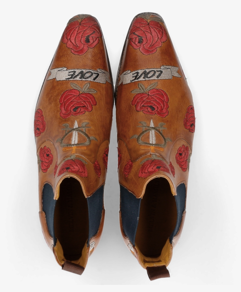 Ankle Boots Jordan 2 Indus Tan Embroidery Bee - Slip-on Shoe, transparent png