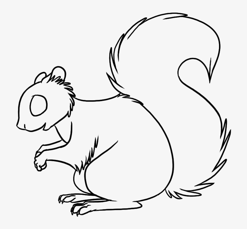 Jpg Free Stock Line Drawing At Getdrawings Com Free - Squirrel Drawing Png, transparent png