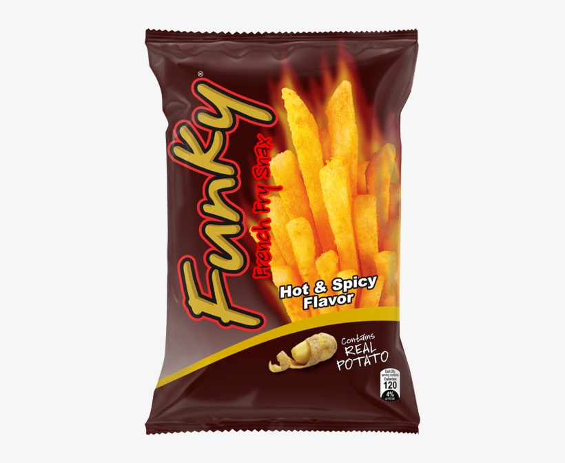 Funky Is A Crunchy French Fry Shaped Potato Snack That - Snack, transparent png