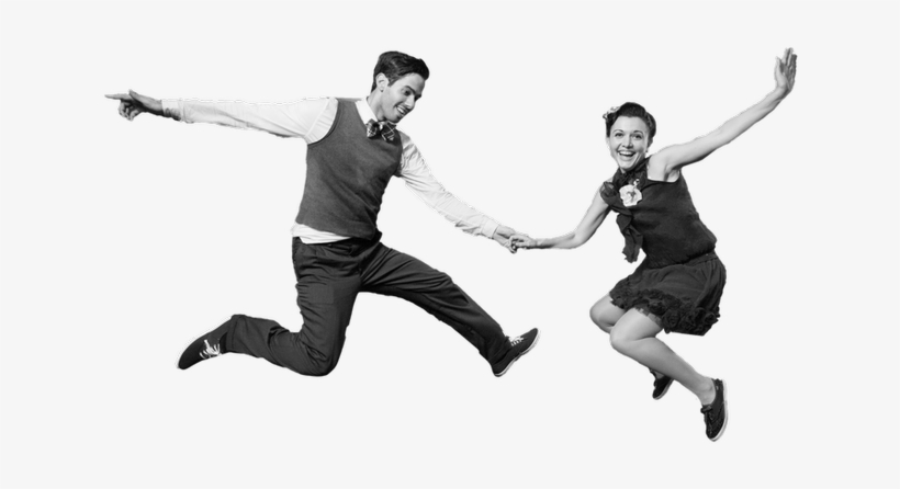 Happy White American Couples - Jumping, transparent png