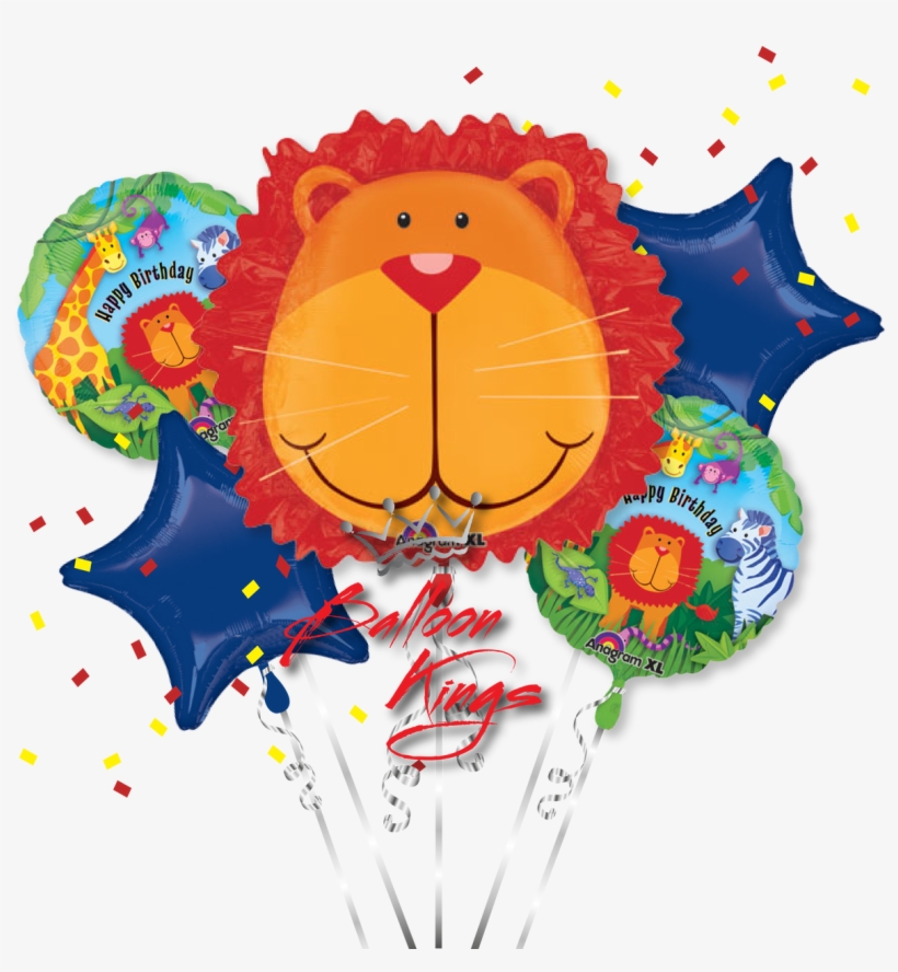 Jungle Animals Bouquet - Illustration, transparent png