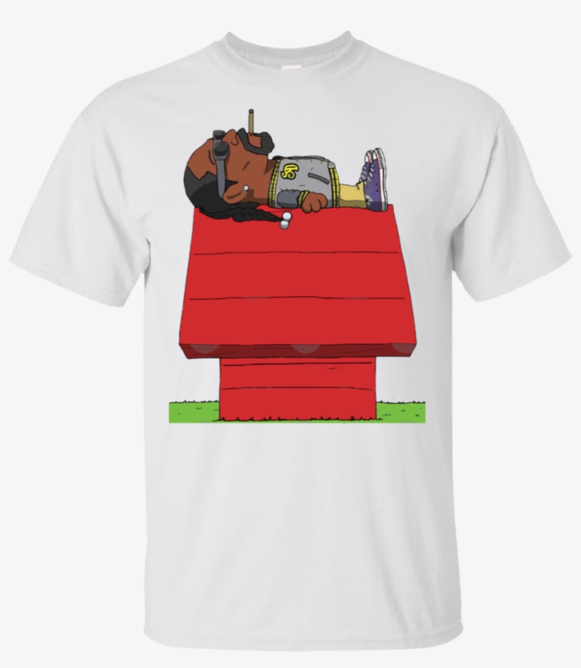 Peanuts Snoopy Parody Smoking On Rooftop Funny Shirt - Snoopy, transparent png