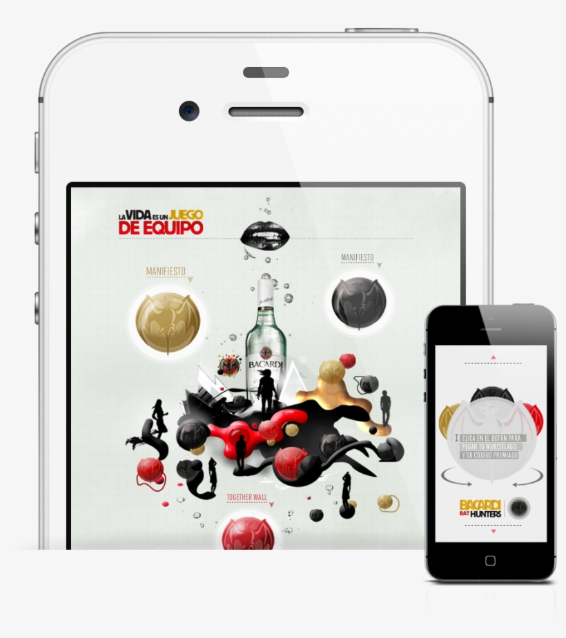 Logo "bacardi Together" Broke Into An Internet Banner - Iphone, transparent png