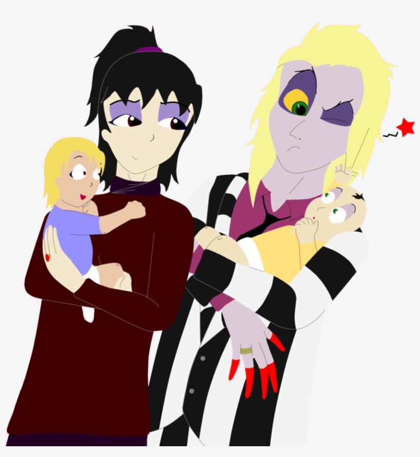 And Lydia Family Take By Fableworldna On - Beetlejuice Y Lydia En Love, transparent png