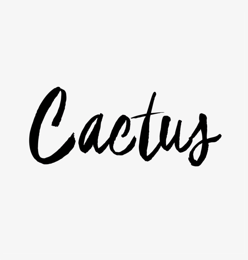 Cactushowroom - Calligraphy, transparent png