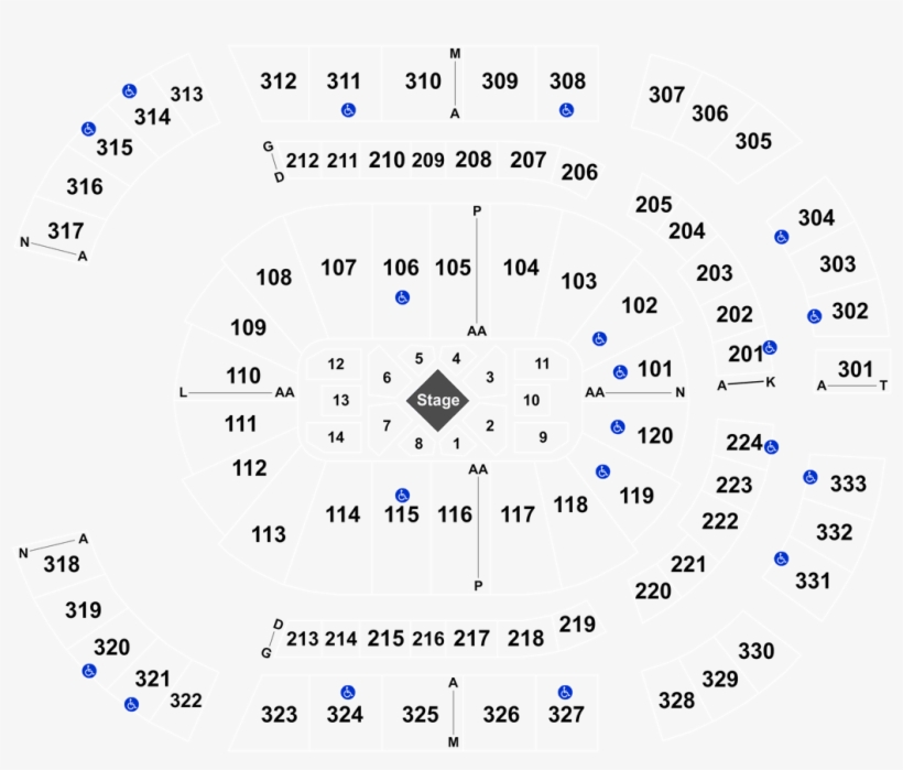 Bridgestone Arena Concert Seating Dave Matthews Band, transparent png