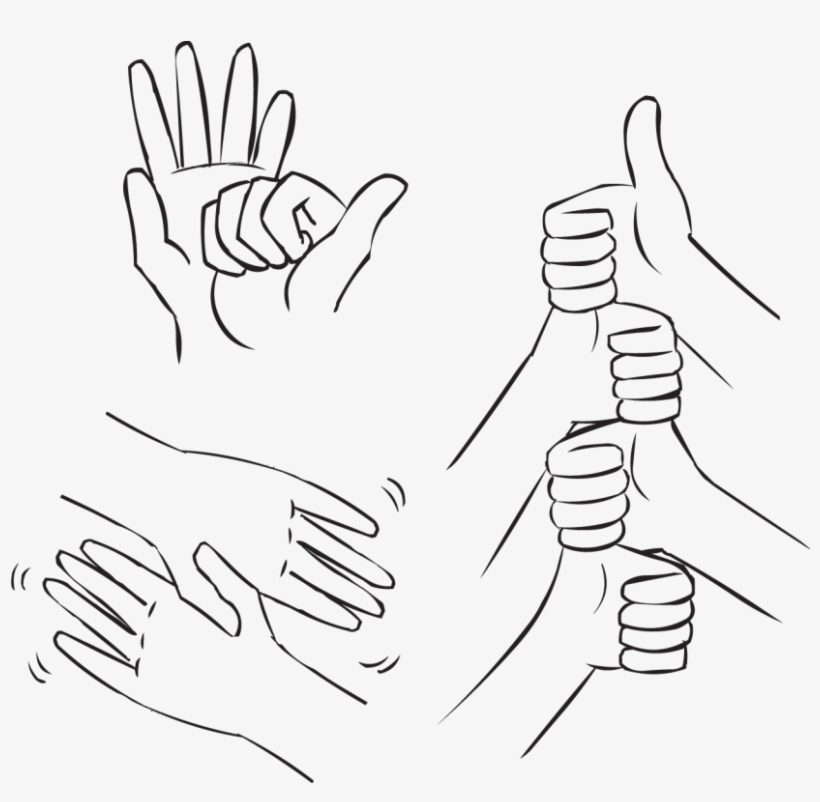 Group Clipart Handshake - Sketch, transparent png