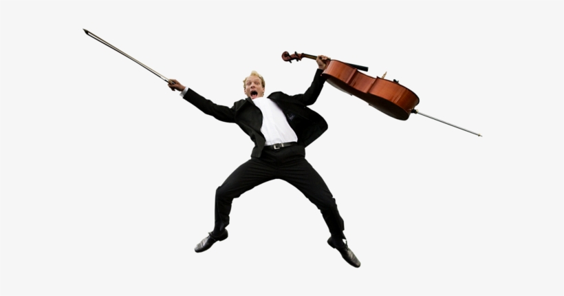 Man Falling Into Water In A Tuxedo With Cello - Музыка Креатив, transparent png