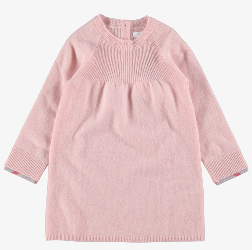 Picture Of Babies Knit Dress Pink - Sweater, transparent png
