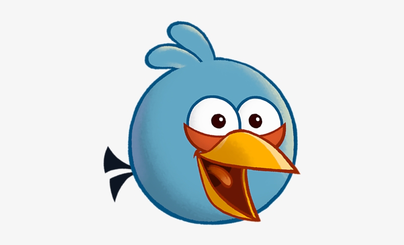 Cartoon Angry Birds Blues, transparent png