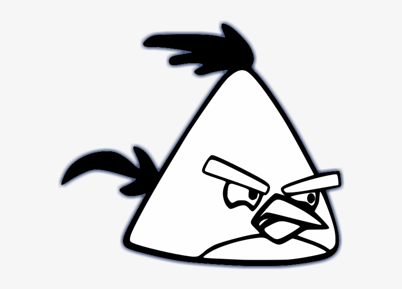 Image White Angry Bird - Angry Bird Characters Png, transparent png