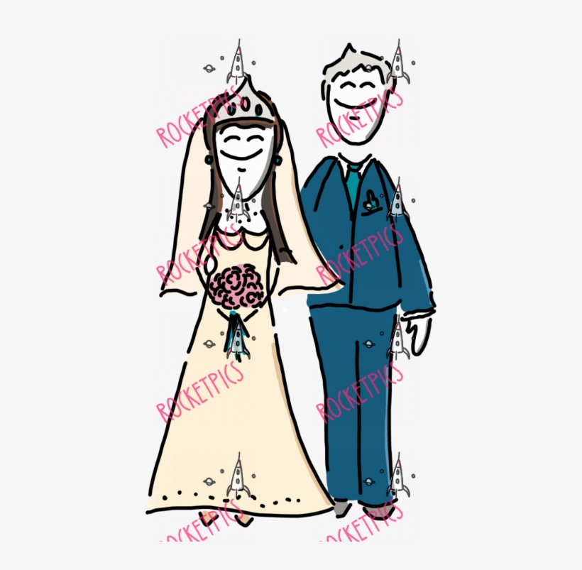 Just Married - Cartoon, transparent png